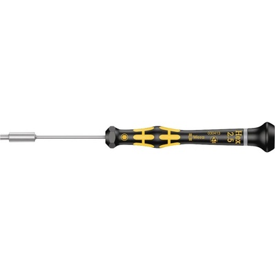 Wera 030413 Maticový nástrčný šroubovák ESD Kraftform Micro šestihran 2,5 x 60 mm typ 1569