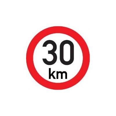Označení rychlosti 30km, nereflexní (pr.200mm) 1440