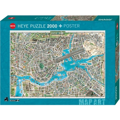 Heye Пъзел Heye от 2000 части - Градът на поп музиката (29844)