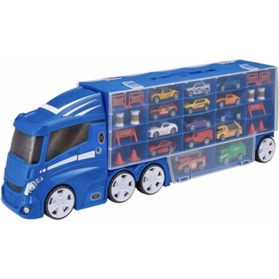 Alltoys Teamsterz transportér 14 ks autíček 63 cm