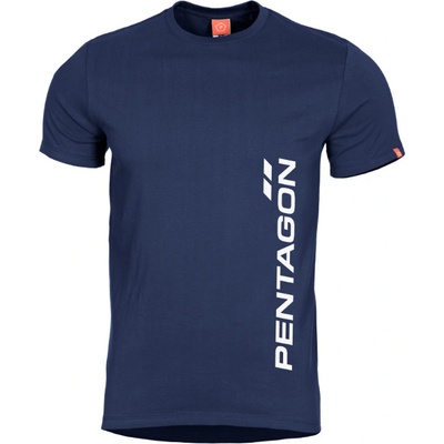 Pentagon tričko Vertical midnight blue