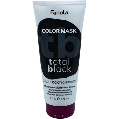Fanola Color Mask Total 200 ml боядисваща маска Black