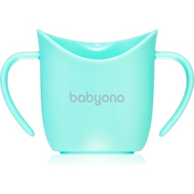 BabyOno Ergonomický tréninkový hrnek 120 ml mátový