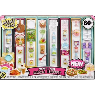 MGA'S MINIVERSE MAKE IT MINI MEGA BUFFET SADA MULTIPAK 60 PRVKOV 8+