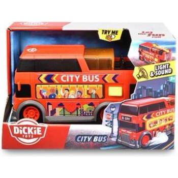 Dickie Toys Автобус с височина 15 см със светлина и звук - Dickie Toys (203302032)