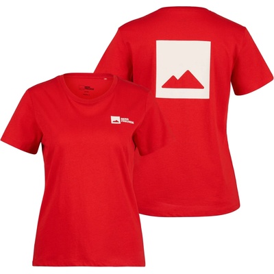 Bergfreunde Дамска тениска Bergfreunde Women's RoßbergBF. Logo T-Shirt - Bergfreunde Red (916-7200-0112)