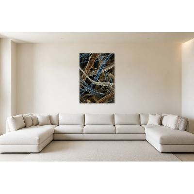 Obraz na plátně – Propletená mikroskopická vlákna 105 × 150 cm – Hledejceny.cz