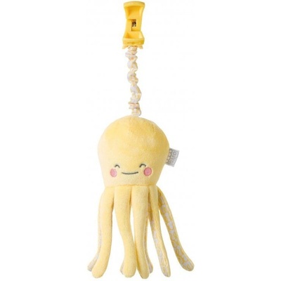 Saro Baby chobotnička s klipom Happy Sea žltá