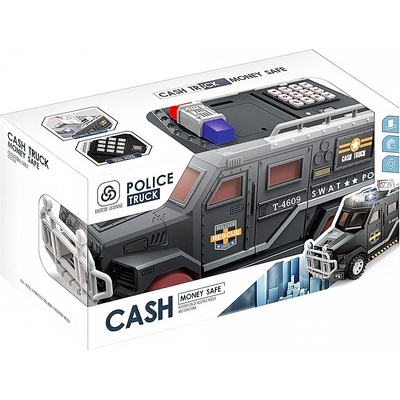 EmonaMall Детска електронна касичка Полицейски джип 2в1 EmonaMall - Код W5318 (W5318-201418138-2002014181384)