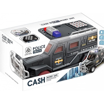 EmonaMall Детска електронна касичка Полицейски джип 2в1 EmonaMall - Код W5318 (W5318-201418138-2002014181384)