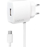 LogiLink USB Charger 1x +Micro USB cable 1m, 2.1A, PA0146W - BestPC