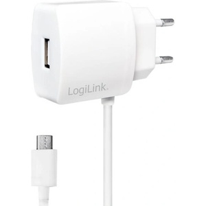 LogiLink USB Charger 1x +Micro USB cable 1m, 2.1A, PA0146W - BestPC