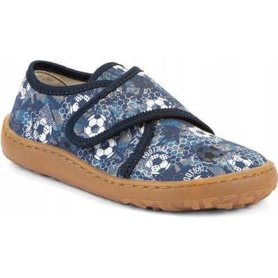 Detské TENISKY Barefoot SLIPPERS modré s loptami