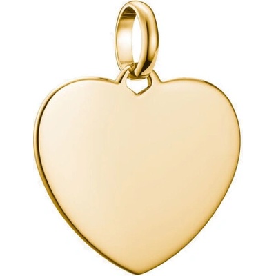 Thomas Sabo connect prívesok charm Large heart gold-plated CC1274 413 39