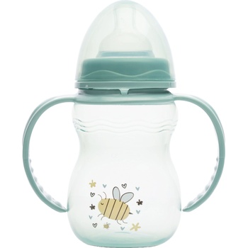 Lorelli Бебешко шише с дръжки Lorelli My Friend - 250 ml, Iceberg Green (10200320006)