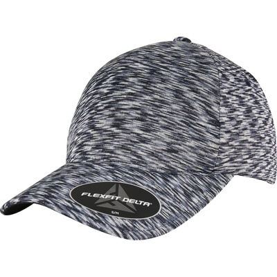Urban Classics Шапка с козирка в тъмносин меланж FLEXFIT DELTA UNIPANEL CAP melange navy UB-280-02712 - Тъмносин, размер L/XL