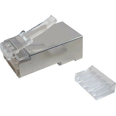 Konektor Solarix KRJ45/6SH RJ 45 FTP 8p8c, Cat 6, licna, skladaný KRJ45/6SH
