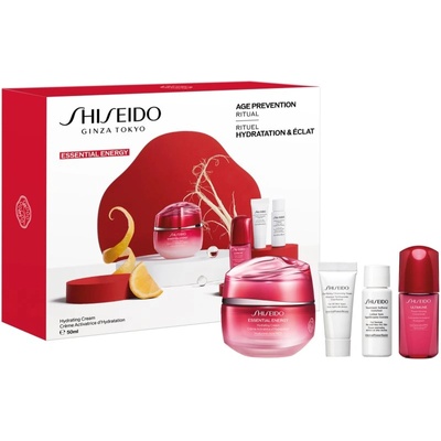 Shiseido Essential Energy Hydrating Cream Value Set подаръчен комплект (за сияен вид на кожата)