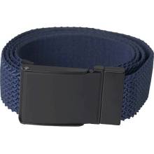 Backtee Solid Elastic belt Navy