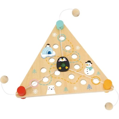 Tooky Toy Дървена игра с въжета - Северен полюс - Tooky Toy