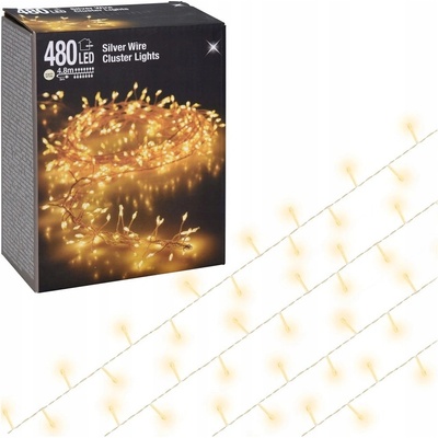 OEM Vánoční LED řetěz 4,8 m 480 LED teplá bílá 386584