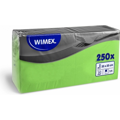Wimex Ubrousek PAP FSC Mix 3V žlutozelený 250ks 33x33cm