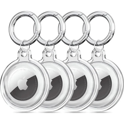 Tech-Protect Калъф Tech-Protect Icon от 4 пакета за Apple AirTag - прозрачен (5906302360765)