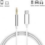  Аудио кабел USB-Type C към AUX 3.5мм мъжко - 1 метър