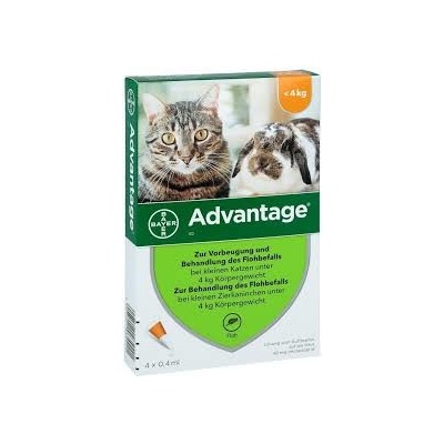 Advantage Spot-on pro malé kočky a králíky 40 mg 1 x 0,4 ml