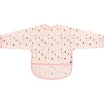 Kikkaboo Непромокаем лигавник с ръкави и джоб Arty Pink Pattern (31303030058) - tary