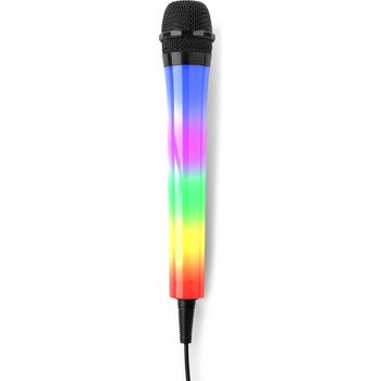 Fenton KMD55B Karaoke mikrofon s RGB osvětlením černý