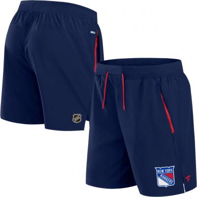 Fanatics Pánské kraťasy New York Rangers NHL 2024 25 Authentic Pro Locker Room Shorts