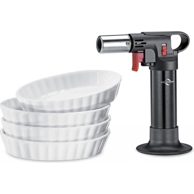 Küchenprofi Eco flambovací pistole + 4 ks porcelánové misky – Zboží Dáma