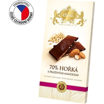 Carla Hořká s praženými mandlemi 80 g