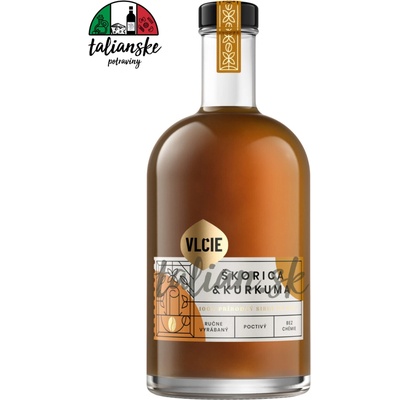 Vlčie Sirup do kávy Škorica a Kurkuma 0,5 l