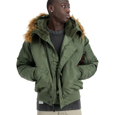 Alpha Industries zimná bunda N-2B Heritage sage green
