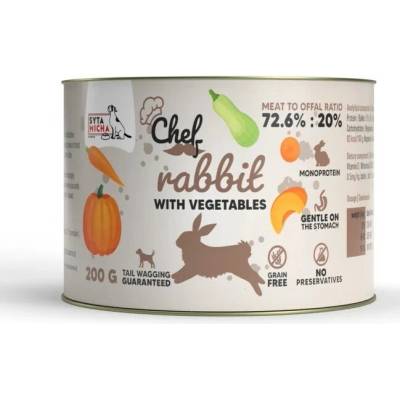 Syta Micha Chef Rabbit with vegetables Mono 200 g