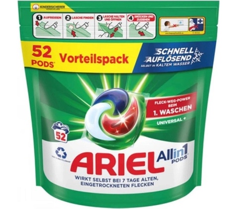 Ariel Universal+ kapsule 52 PD