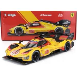 BBurago Модели на автомобили и мотоциклети модел 1/18 Ferrari 499P NR. 83 Le Mans 2024 AF Corse - 1: 18 ( délk (TRS7801-4056)