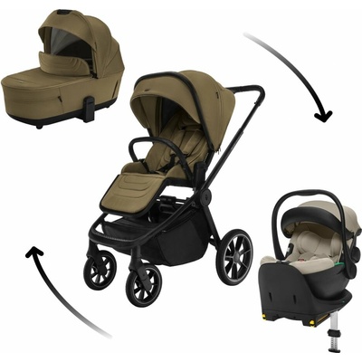 Zopa Trojkombinácia MOVE CROSS 5 2025 + isofixová základňa Toffee Brown