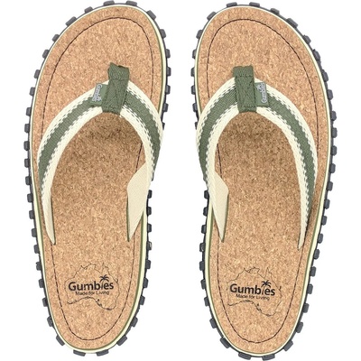 Gumbies Corker Natural Cork - Khaki Размер на обувките (ЕС): 44 / Цвят: зелен