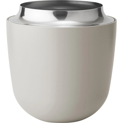 Stelton Váza CONCAVE 15 cm, piesková, nerezová oceľ