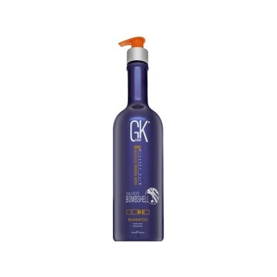 GK Hair Silver Bombshell Shampoo Неутрализиращ шампоан за платинено руса и сива коса 710 ml