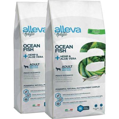 Alleva Holistic Adult Medium & Maxi Ocean Fish 2 x 12 kg