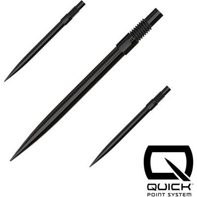 Harrows Quick Point černé, 30mm - 3ks