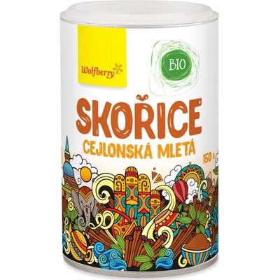 Wolfberry Skořice Cejlonská mletá BIO 150 g – Zbozi.Blesk.cz