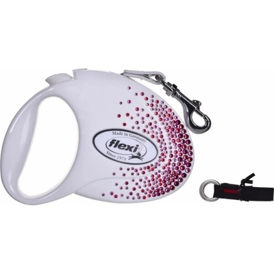 Flexi Glam Splash Pink popruh SWAROVSKI