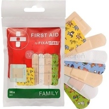 FIXplast First Aid Family Mix Náplasť 36 ks