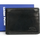 Kožená peněženka Luciano Pollini z kvalitní černé kůže