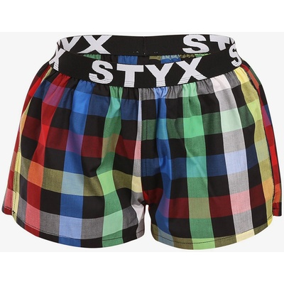 Styx Сини и зелени карирани къси панталони Styx за жени Styx | Zelen | ЖЕНИ | S